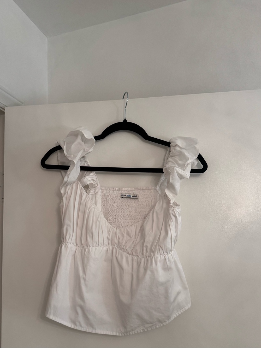 Abercrombie Ruffle Sleeve Top